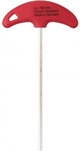 T-handtag insexnycklar extra långa (450mm) 5,0mm