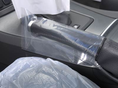 Horn & Bauer handbroms/växelspaksskydd