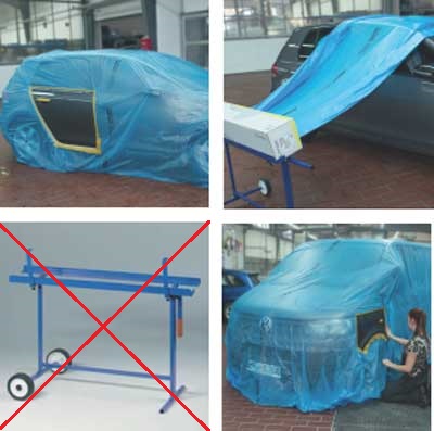 Horn & Bauer maskeringsfolie/lackfolie