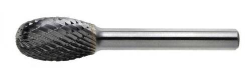 Oval med skaft 200 mm / 6 mm