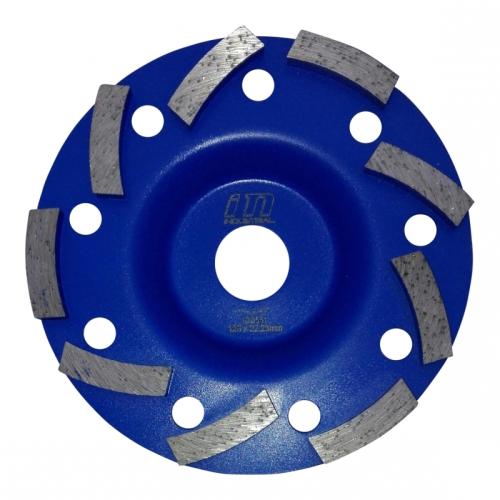 Industrial 551 Skew vario diamantslipskål 125x22.23mm (enkelbana)