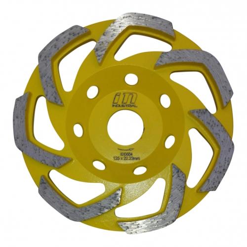 Industrial 554 Boomerang diamantslipskål 125x22,23mm (boomerangslipbana)