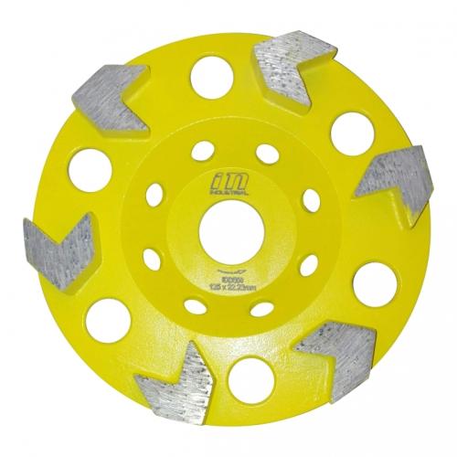 Industrial 556 Arrow diamantslipskål 125x22,23 (pilbana)