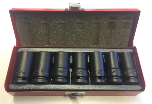 TECOS T-81726M bultutdragarhylsor, demonteringssats 1/2"