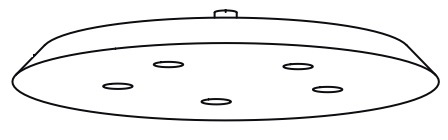 IR reservdel - fästplatta IR-4151-HL