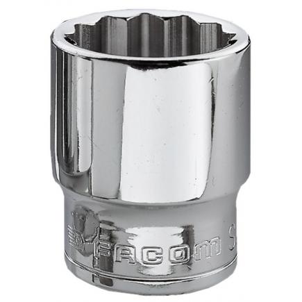 Facom 3/8" hylsa 12pt 7-24mm