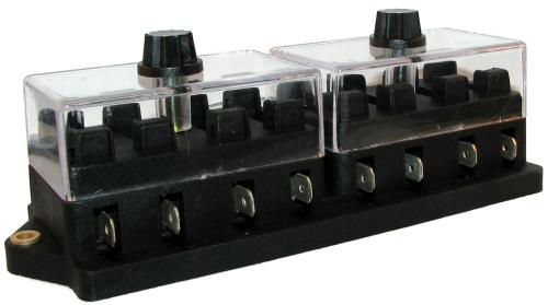 SÄKRINGSHÅLLARE MED LOCK, MIDI (8st Säkringar)