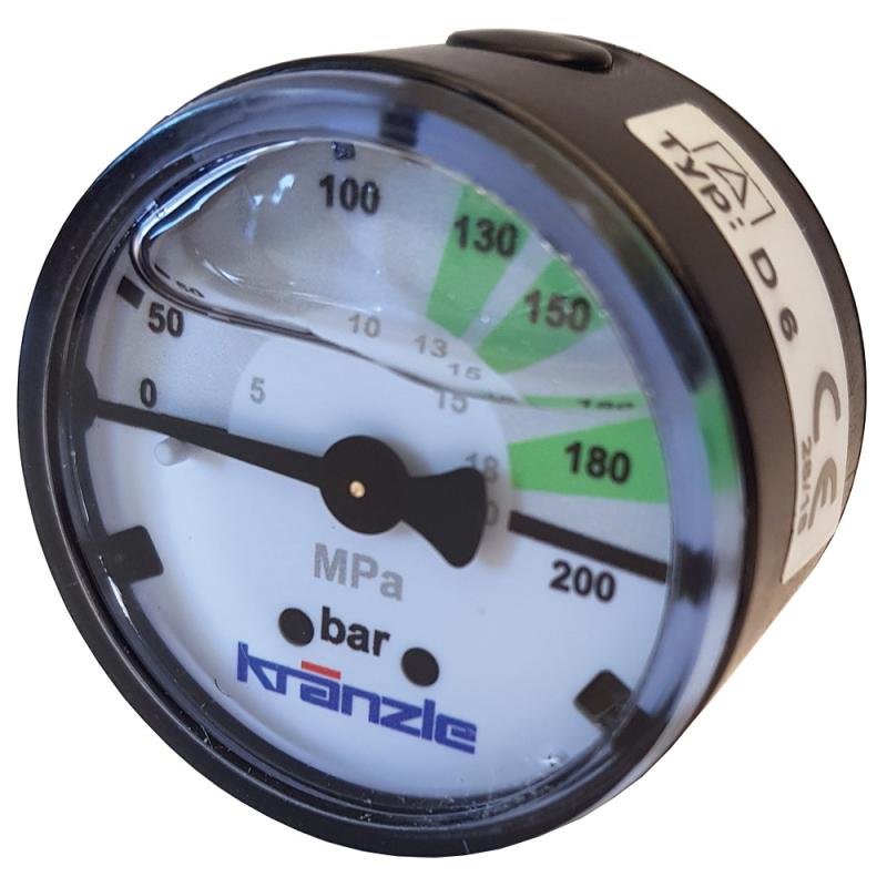 Kränzle X-line Manometer 250 bar, Ø40mm