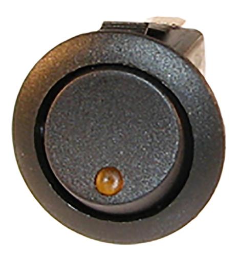 TRYCKVIPPSTRÖMSTÄLLARE, ON/OFF, LED ORANGE