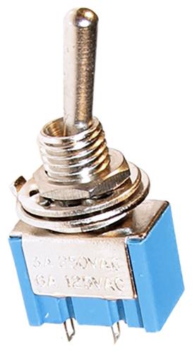 VIPPSTRÖMSTÄLLARE, ON/OFF, 6 A @ 12 V DC, 3 A @ 24 V DC