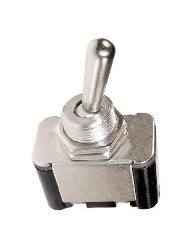 VIPPSTRÖMSTÄLLARE, ON/OFF, 25 A @ 12 V DC, SILVERKROMAD