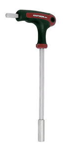 Kraftwerk T-handtag m bitsfäste & 1/4" fyrkantsfäste