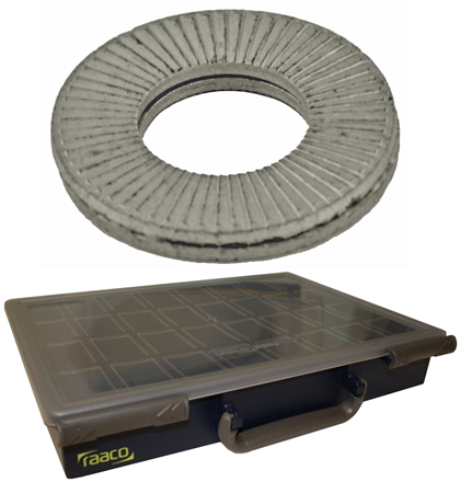 Sortimentlåda - Nordlock bricka extra breda 180st