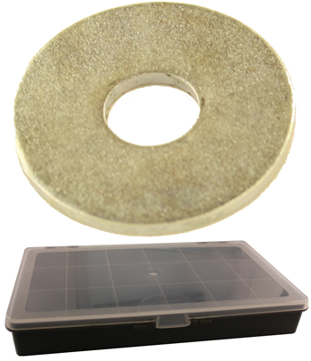 Sortimentlåda - Rundbrickor tum 470st