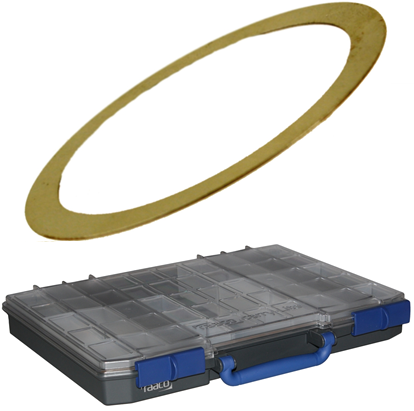 Sortimentlåda - Shims 450st