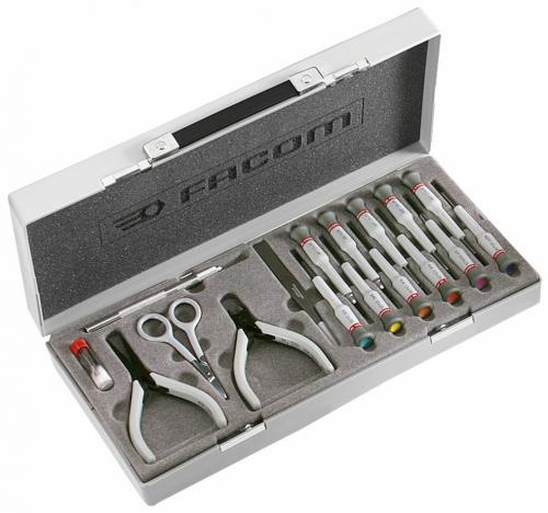 Facom MT.J1Micro-tech verktygssats (16 delar)