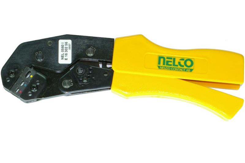 Nelco NEL 0560 Crimptång för isolerade kabelskor