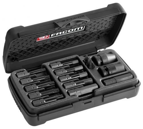 Facom NHX.14B 1/2" Kraftbitssats insex/torx/ph