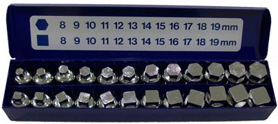 Oljepluggssats 1/2" (24 delar)