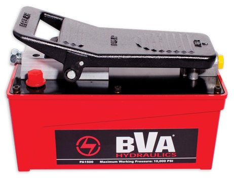 BVA Hydraulics tryckluftsdriven hydraulpump 700 bar (1500cm³)