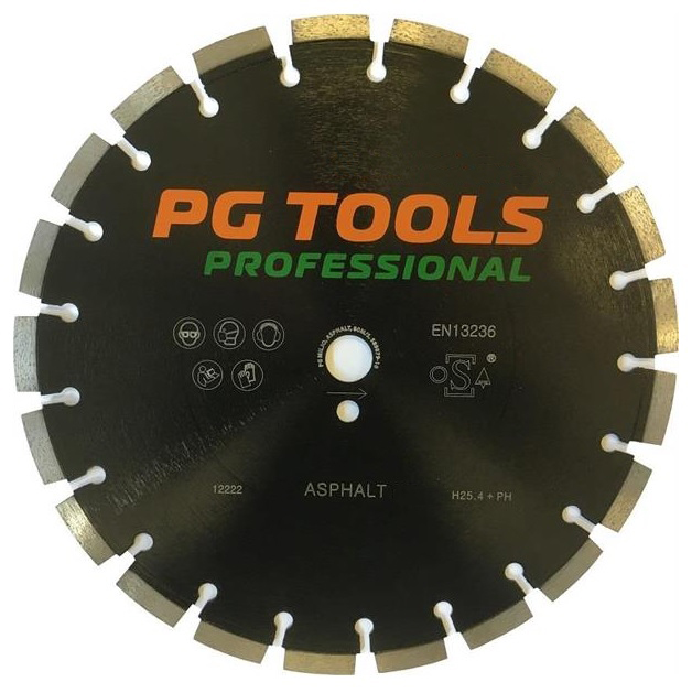 PG-Tools diamantkapklinga 400x25,4mm asfalt