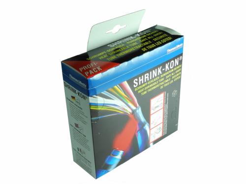 Krympslang svart 3:1 med lim