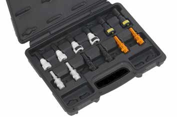 Pluggsats bränslekopplingar