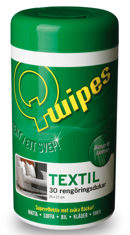 Q-wipes rengÃ¶ringsdukar - Textil 30st