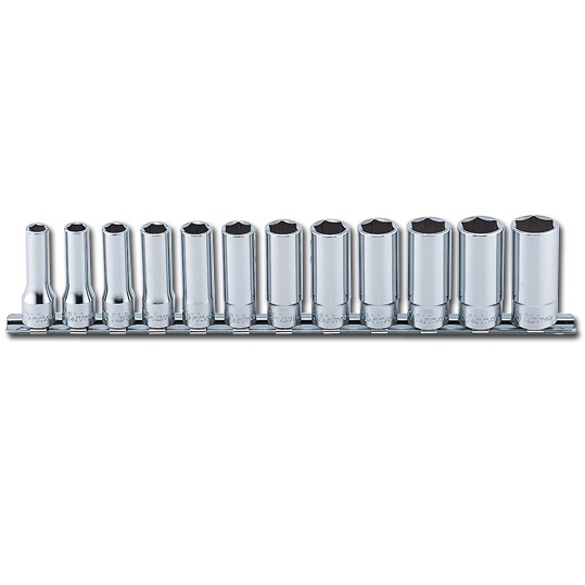 Koken RS3300M 3/8" hylssats 6pt långa 8-19mm (12 delar)