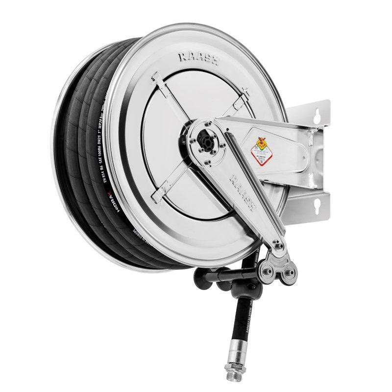 Raasm 540 Slangvinda rostfri 3/4" 15m