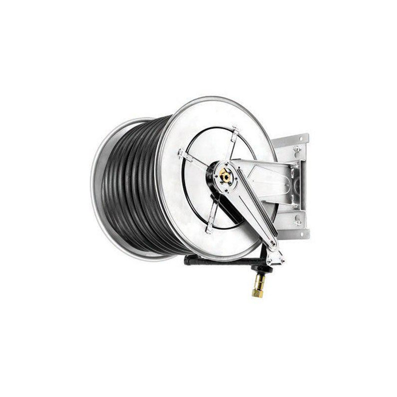 Raasm 560 Slangvinda rostfri 1/2" 40m