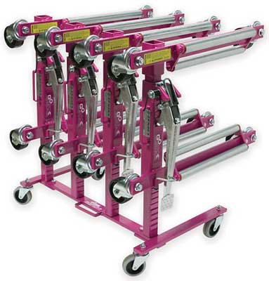 Gojak transportvagn för hjuldollys