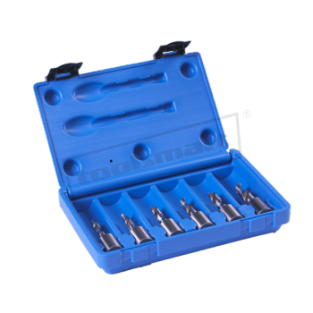 Euroboor Weldonfäste HSS spiralborr-kit mini 6-11mm