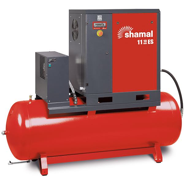 Shamal STORM 11-08-270ES skruvkompressor (15hk/8bar/270l)