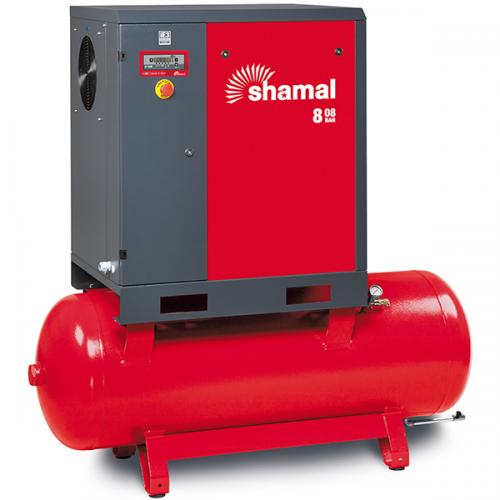 Shamal STORM 8-08-270ES skruvkompressor (10hk/8bar/270l)