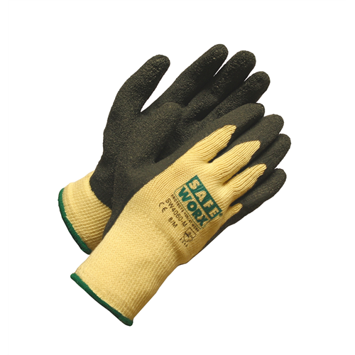 SafeWorx Stickad vante latexdoppad (12-pack)