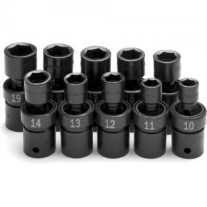 Krafthylsor 1/2" ledade sats 10-24mm (10st)