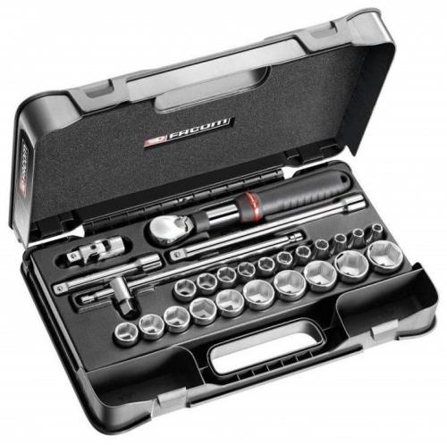 Facom SXL.161-4P6 1/2" hylsnyckelsats 6pt 8-32mm (26 delar)