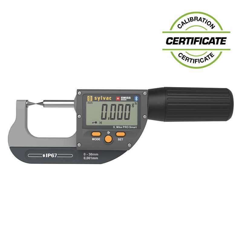 Sylvac S_MIKE PRO SMART IP67 digital mikrometrar 0-25mm BT