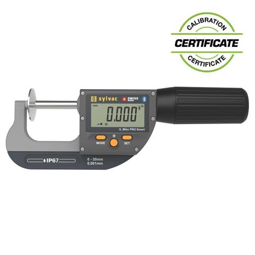 Sylvac S_MIKE PRO SMART IP67 digital mikrometrar 0-30 mm BT