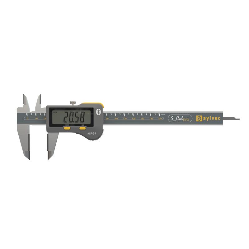 Sylvac S_Cal EVO Carbide IP67 skjutmått 0-150 mm (Bluetooth)