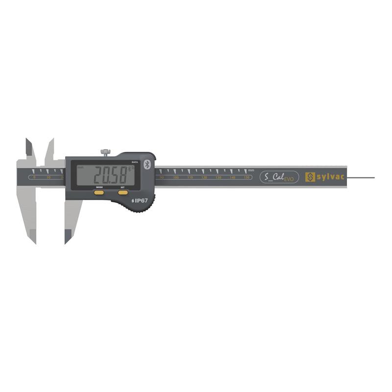 Sylvac S_Cal EVO SMART IP67 skjutmått 0-150mm