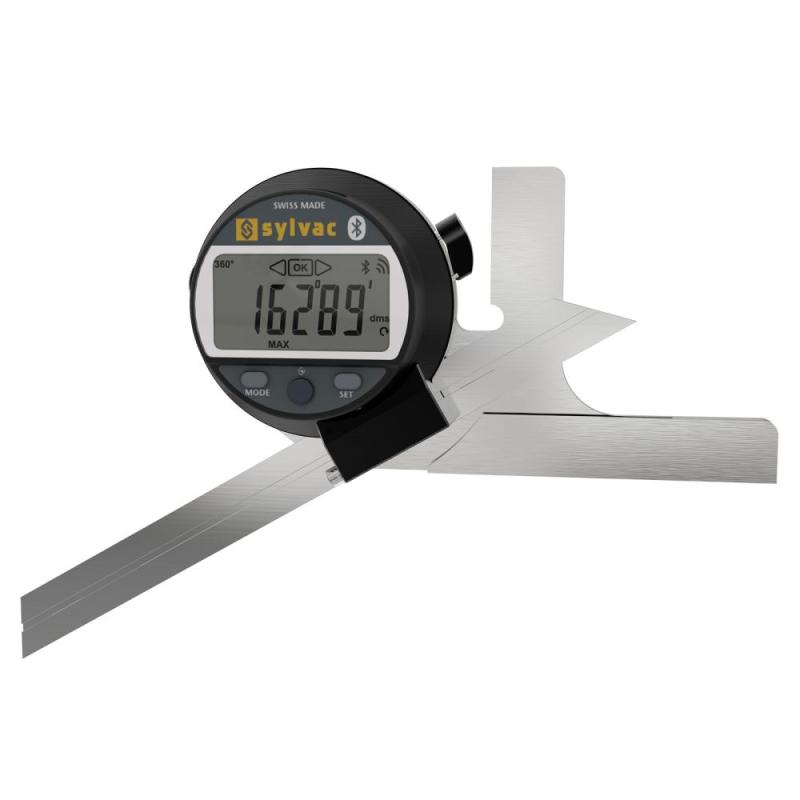 Sylvac Smart digital vinkelmått med 200mm linjal (bluetooth)