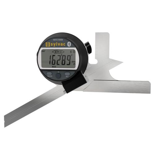 Sylvac Smart digital vinkelmått med 200mm linjal (bluetooth)