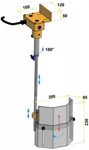 Chuckskydd TR7-DS "Double screen"