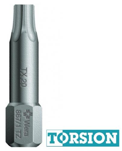 Wera 867/1 TZ Torx 25mm T5-T40