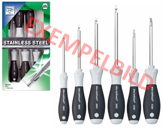 Wiha softfinish rostfri skruvmejselsats torx T6-T15 (5st)