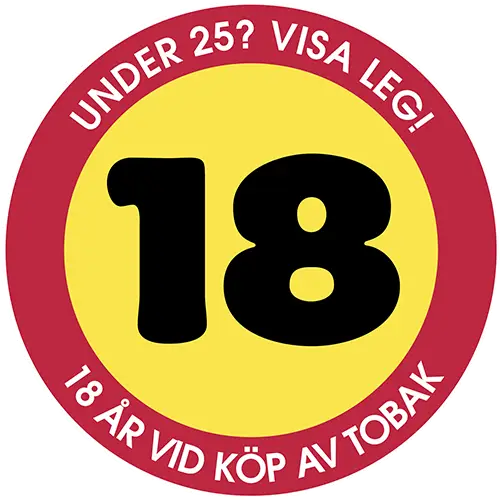 18-årsgräns för att handla tobak på Broberg.se