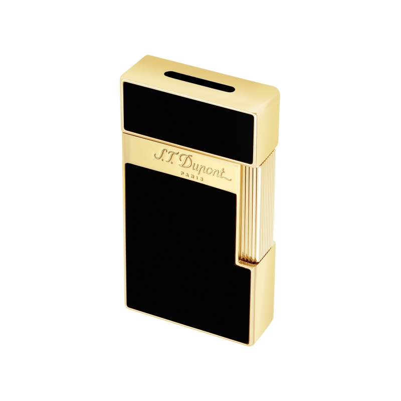 S.T.Dupont tändare Biggy svart/guld 25002