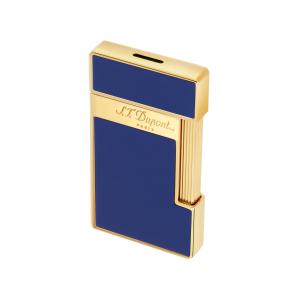 S.T. Dupont Slimmy blå/guld